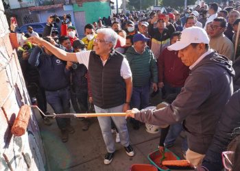 Encabeza Gobernador Salomón Jara primer “Tequio Bienestar” en la capital oaxaqueña