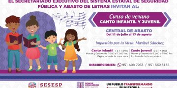 SESESP y Abasto de Letras invitan a participar en el Curso de Verano: Canto Infantil y Juvenil