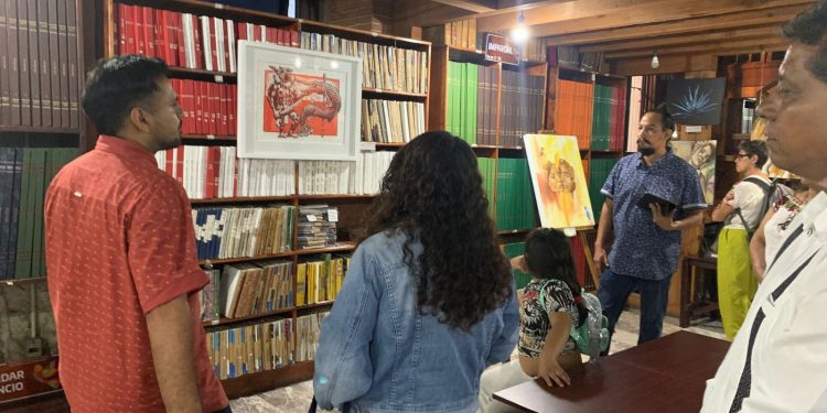 Apoya Sectur a artistas oaxaqueños para la instalación Oaxaquia en la Hemeroteca Néstor Sánchez