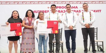 Encabeza Gobernador Salomón Jara presentación del programa Mujer Trabajadora Infonavit