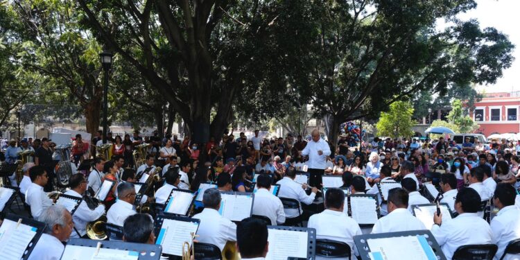 Con concierto gratuito, celebrará Banda de Música del Estado de Oaxaca 155 años de existencia