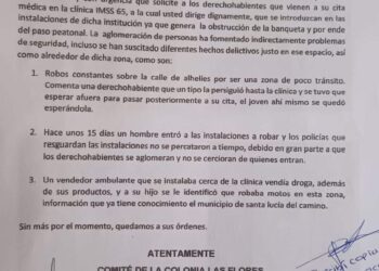 Solicitan a edil de Santa Lucía del Camino cumpla acuerdos de no al comercio informal