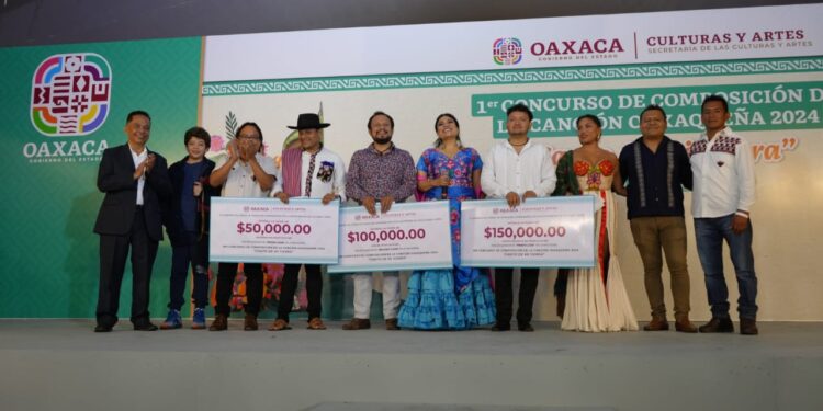 Ricardo Amadeus Morquecho, ganador del Primer Concurso de Composición de la Canción Oaxaqueña 2024 “Canto de mi tierra”