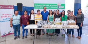 Más de 302 mil oaxaqueñas y oaxaqueños recibirán su primera dotación alimentaria del año por parte del DIF Oaxaca