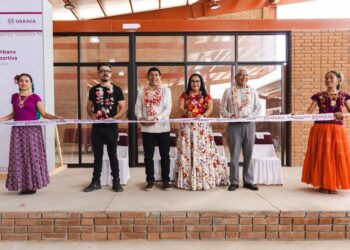 Garantizan sano esparcimiento de niñas, niños y adolescentes con inauguración de espacios deportivos en el Istmo  