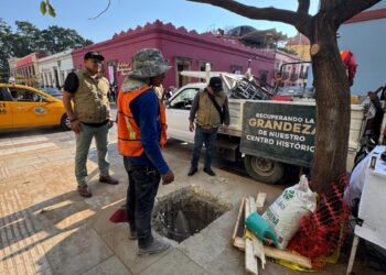 Preservan la imagen urbana del Centro Histórico con acciones de limpieza y mantenimiento