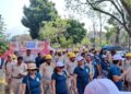 Trabajadores de Paludismo en Oaxaca se movilizan para exigir mejoras laborales y atención al sector salud
