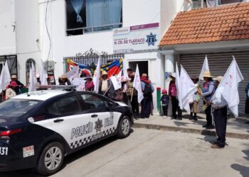 Toman oficinas de Vialidad Estatal en Tlaxiaco; CODEPO-FORO denuncia corrupción y abusos