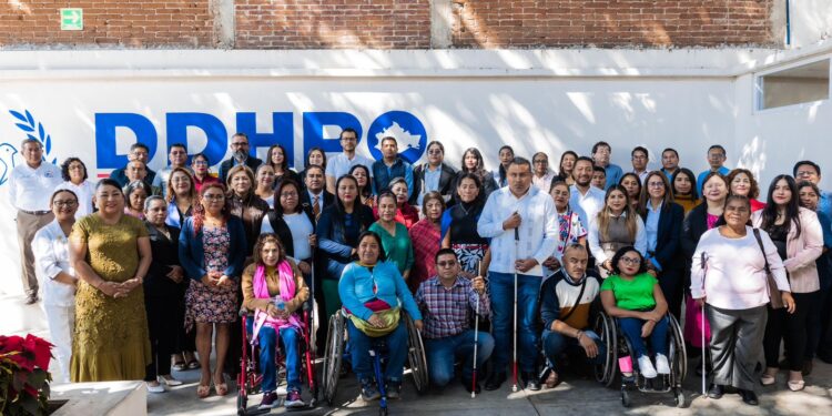 Instala DDHPO Mecanismo Independiente de Monitoreo Estatal de la Convención sobre los Derechos de las Personas con Discapacidad