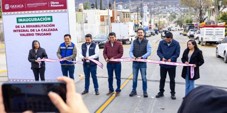 Calzada Valerio Trujano luce renovada en beneficio de vecinas y vecinos