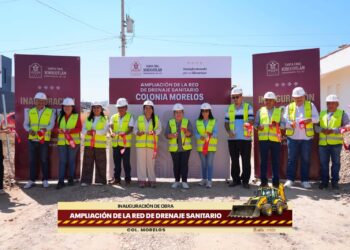 Con obras que transforman: Nancy Benítez entrega ampliación de drenaje en la colonia Morelos