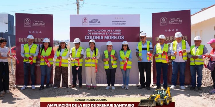 Con obras que transforman: Nancy Benítez entrega ampliación de drenaje en la colonia Morelos