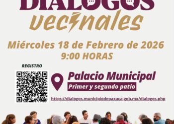 ¡Te esperamos este miércoles! Súmate a los Diálogos Vecinales en Palacio Municipal