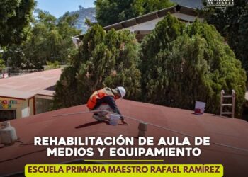 Obras que sí se ven en Oaxaca de Juárez: mejoran escuelas en agencias municipales