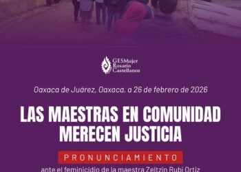 GESMujer condena el feminicidio de la maestra Zeltzin Rubí Ortiz en la Sierra Norte de Oaxaca