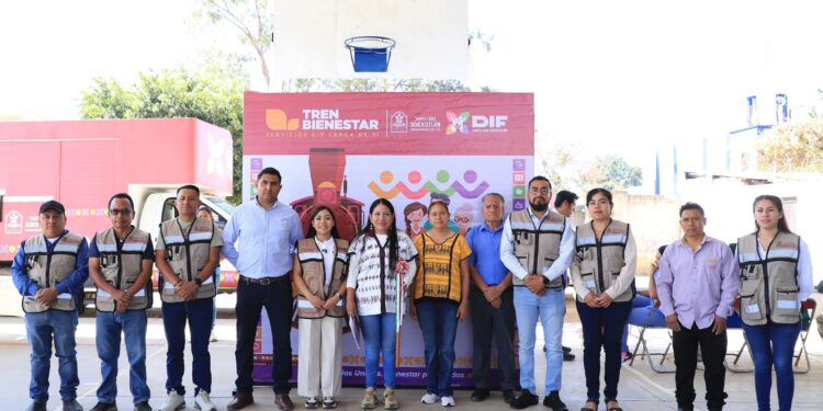 Sistema DIF Municipal de Santa Cruz Xoxocotlán invita a la ciudadanía a la jornada del Tren Bienestar