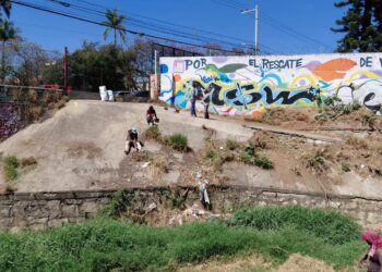 Continúan las labores de limpieza en el Río San Felipe