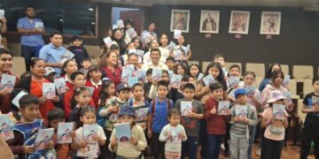 Fomentan la lectura en la niñez oaxaqueña con encuentro en Palacio de Gobierno